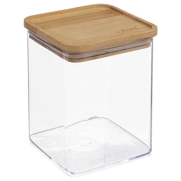 Pojemnik na produkty sypkie ESKE, bambusowa pokrywka, 1L 286485