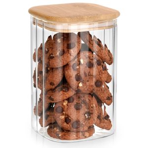 Pojemnik na produkty sypkie szklany z pokrywką i uszczelką 1,1 l 791417 Pojemnik na produkty sypkie szklany z pokrywką i uszczelką 1,1 l 791417