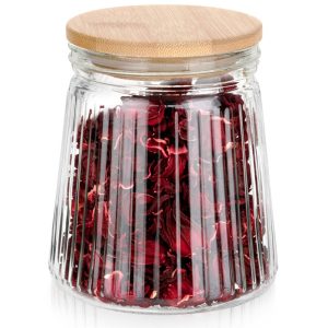 Pojemnik na produkty sypkie szklany z pokrywką i uszczelką 700 ml 791411 Pojemnik na produkty sypkie szklany z pokrywką i uszczelką 700 ml 791411