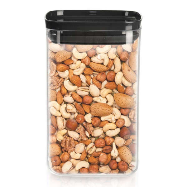 Pojemnik na produkty sypkie z pokrywką i uszczelką kwadratowy 1,4 l 797332