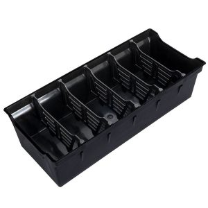 Pojemnik na przyprawy 30x13x8 cm Vilde czarny organizer kuchenny 194385