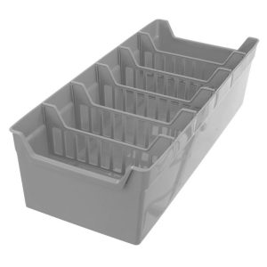 Pojemnik na przyprawy 30x13x8 cm Vilde szary organizer kuchenny do szuflady 194291
