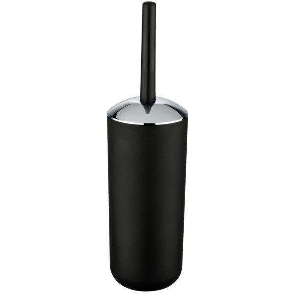 Pojemnik na szczotkę BRASIL BLACK + szczotka WC, WENKO 149555