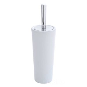 Pojemnik na szczotkę CONI WHITE + szczotka WC, WENKO 149590 Pojemnik na szczotkę CONI WHITE + szczotka WC, WENKO 149590