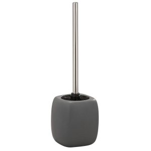 Pojemnik na szczotkę FARO GREY + szczotka WC, WENKO 149562