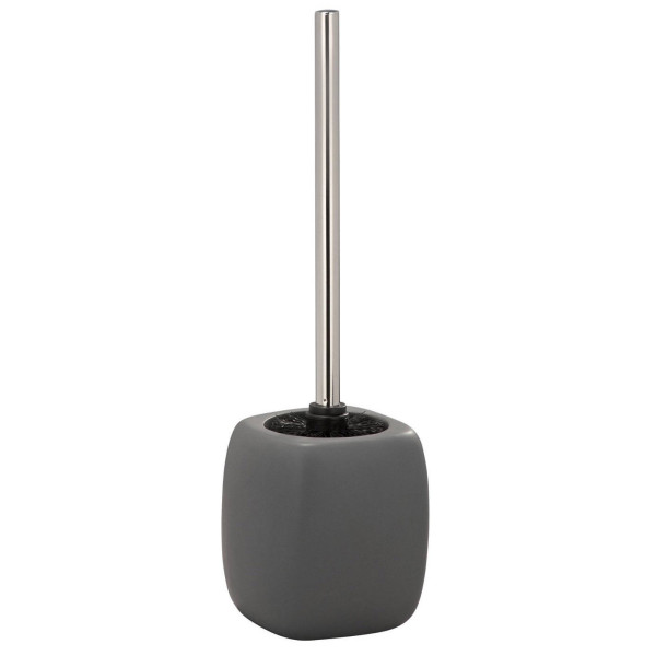 Pojemnik na szczotkę FARO GREY + szczotka WC, WENKO 149562