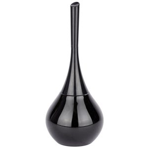 Pojemnik na szczotkę FLAKON BLACK + szczotka WC, WENKO 89474