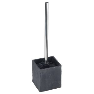 Pojemnik na szczotkę SLATE ROCK + szczotka WC, WENKO 160529