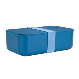 Pojemnik na żywność Indigo Blue 1 l tworzywo sztuczne niebieski z przegrodą 853970 Pojemnik na żywność Indigo Blue 1 l tworzywo sztuczne niebieski z przegrodą 853970