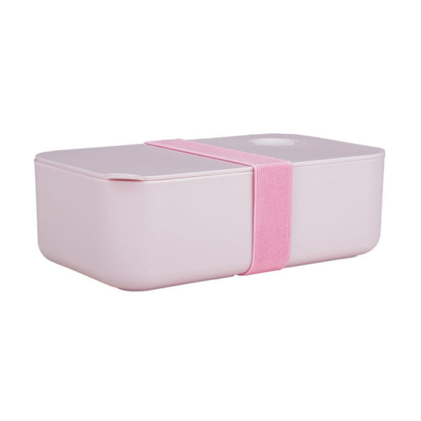 Pojemnik na żywność Rose Quartz 1 l tworzywo sztuczne różowy z przegrodą 853973