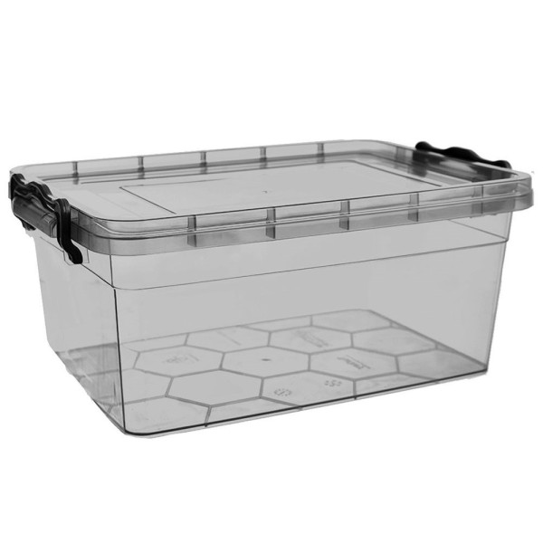 Pojemnik na żywność z klipsami GREY 5 l 193867