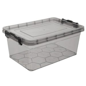 Pojemnik na żywność z klipsami GREY 9 l 193850 Pojemnik na żywność z klipsami GREY 9 l 193850