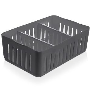 Pojemnik organizer na przyprawy szary 24,5x16x8 cm 194321 Pojemnik organizer na przyprawy szary 24,5x16x8 cm 194321