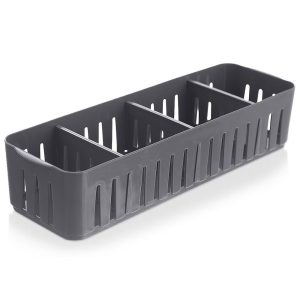 Pojemnik organizer na przyprawy szary 32×10,5×7 cm 194319 Pojemnik organizer na przyprawy szary 32×10,5×7 cm 194319