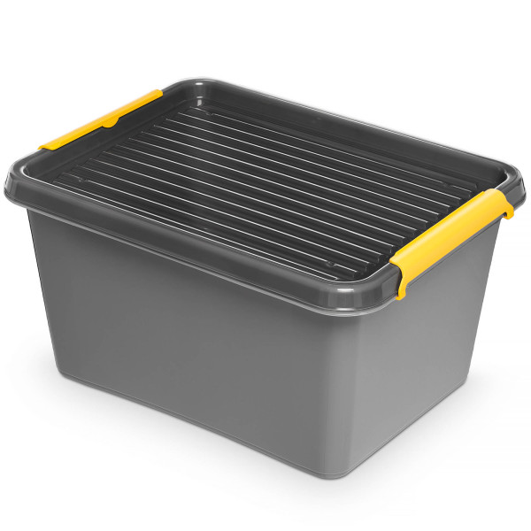 Pojemnik Pudło Plastikowe Z Pokrywą Zamykane 15,5 L 377910