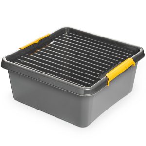 Pojemnik Pudło Plastikowe Z Pokrywą Zamykane 18 L 377887 Pojemnik Pudło Plastikowe Z Pokrywą Zamykane 18 L 377887