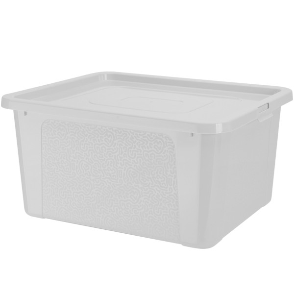 Pojemnik Pudło Plastikowe Z Pokrywą Zamykane 20 L 378153