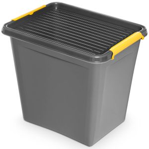Pojemnik Pudło Plastikowe Z Pokrywą Zamykane 30 L 377911 Pojemnik Pudło Plastikowe Z Pokrywą Zamykane 30 L 377911