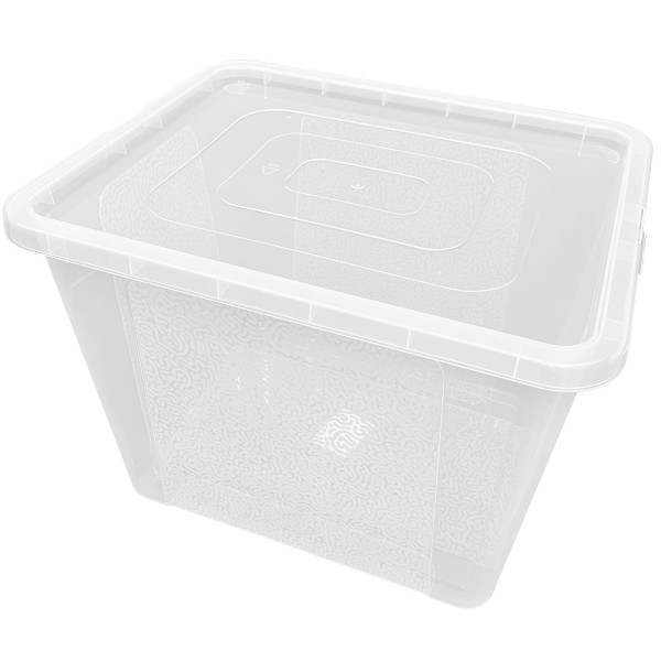 Pojemnik Pudło Plastikowe Z Pokrywą Zamykane 30 L 378160