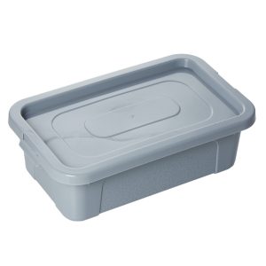 Pojemnik Pudło Plastikowe Z Pokrywą Zamykane 4,5 L Szary 377888 Pojemnik Pudło Plastikowe Z Pokrywą Zamykane 4,5 L Szary 377888