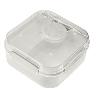 Pojemnik Śniadaniowy Plastikowy Śniadaniówka Lunch Box 1.6 L Biały 670051