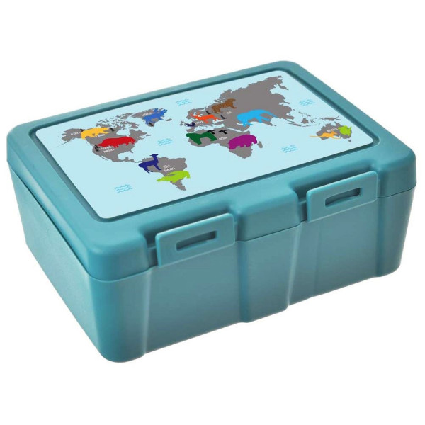 Pojemnik śniadaniowy śniadaniówka lunchbox świat 1 l 198028