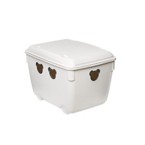 Pojemnik z pokrywką Bear 40 l antyczna biel BRANQ 756619 Pojemnik z pokrywką Bear 40 l antyczna biel BRANQ 756619