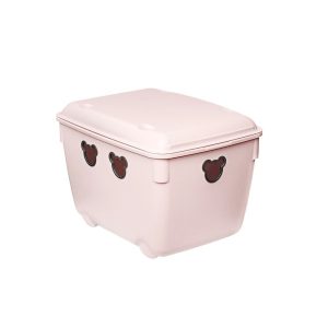 Pojemnik z pokrywką Bear 40 l różowy BRANQ 756621 Pojemnik z pokrywką Bear 40 l różowy BRANQ 756621