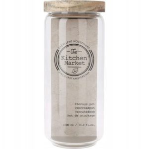 POJEMNIKSZKLO/DREWNO 1000ML 394093 POJEMNIKSZKLO/DREWNO 1000ML 394093