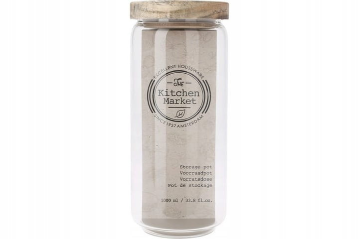 POJEMNIKSZKLO/DREWNO 1000ML 394093
