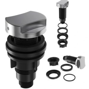 Pokrętło do syfonu automatycznego zlewozmywak stalowy ABS 255048 Pokrętło do syfonu automatycznego zlewozmywak stalowy ABS 255048