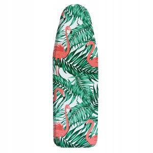 Pokrowiec na deskę do prasowania wzór w Flamingi 124×40 cm 272548 Pokrowiec na deskę do prasowania wzór w Flamingi 124×40 cm 272548