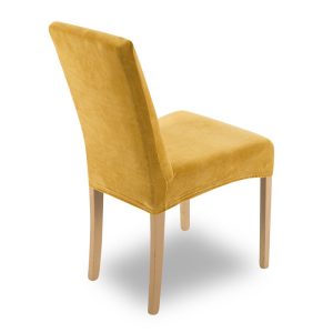 Pokrowiec na krzesło welwetowy 35x55x30 musztardowy wodoodporny D91 982799 Pokrowiec na krzesło welwetowy 35x55x30 musztardowy wodoodporny D91 982799