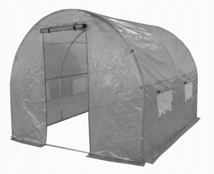 Pokrycie do Tunelu Szklarniowego Folia Poszycie 2x2m 4m2 Szare Tunel 222341