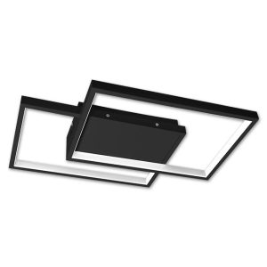 Polaris lampa sufitowa z pilotem LED 45W czarna 1071787 Polaris lampa sufitowa z pilotem LED 45W czarna 1071787