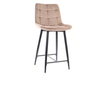 Półhoker Chic welurowy beżowy 48942 Półhoker Chic welurowy beżowy 48942
