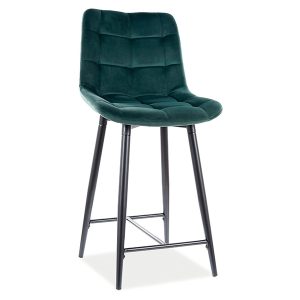 Półhoker Chic welurowy ciemnozielony 42294 Półhoker Chic welurowy ciemnozielony 42294