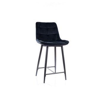 Półhoker Chic welurowy czarny 42296 Półhoker Chic welurowy czarny 42296