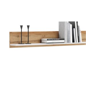 Półka 100 cm – dąb craft złoty/biały 85626 Półka 100 cm – dąb craft złoty/biały 85626