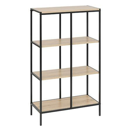 Półka aliaj 4-poziomowa naturalna minimalistyczna 717195