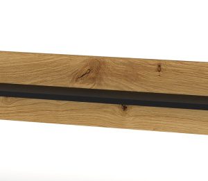 Półka ANETTE B 151 cm dąb artisan / czarny mat 240692 Półka ANETTE B 151 cm dąb artisan / czarny mat 240692