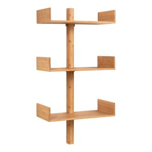 Półka bambusowa 3 poziomy 50 x 25 x 102 cm naturalna 669585 Półka bambusowa 3 poziomy 50 x 25 x 102 cm naturalna 669585