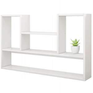 Półka biała nowoczesna loft na książki otwarta 100 cm 811640 Półka biała nowoczesna loft na książki otwarta 100 cm 811640