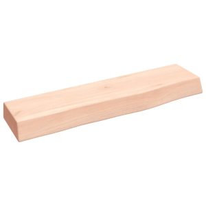 Półka Brąz 40 x 10 x 4 cm Drewno vidaXL 619597