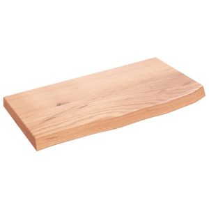 Półka brązowa 60x30x(2-4) cm lakierowane vidaXL 317497