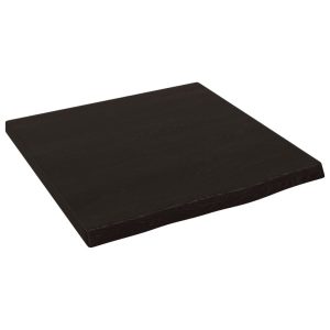 Półka ciemnobrązowa 40x40x2 cm wykończone vidaXL 381140 Półka ciemnobrązowa 40x40x2 cm wykończone vidaXL 381140