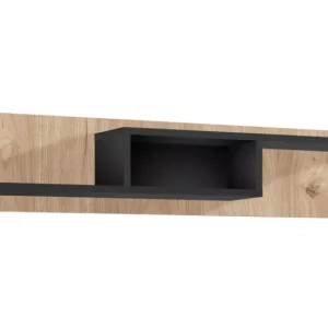 Półka CROSS hickory jackson/czarna 378663 Półka CROSS hickory jackson/czarna 378663