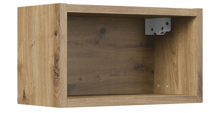 Półka Do Łazienki 35 x 20 cm DĄB Otwary Prostokąt BELLA 409051