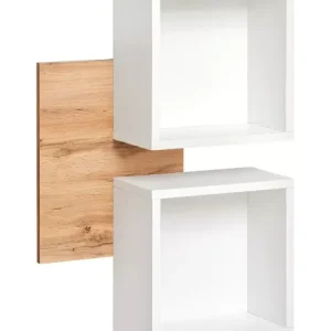 Półka EASY biała/dąb wotan 378664 Półka EASY biała/dąb wotan 378664
