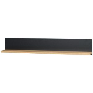 Półka JOHNNY JH10 dąb lefkas / czarny 265623 Półka JOHNNY JH10 dąb lefkas / czarny 265623